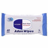 Cool&cool Anti Bacterial Adult Wipes 40pcs